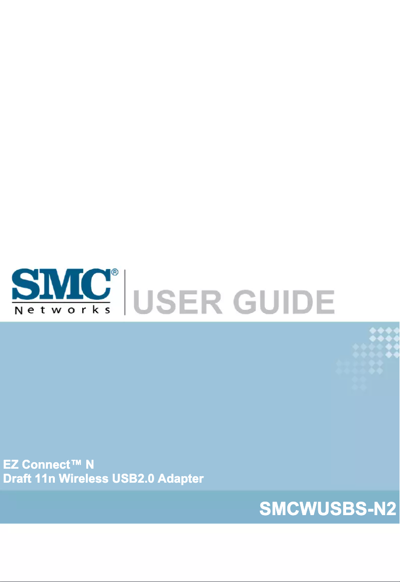Page n°1 - Manuel utilisateur SMC EZ Connect N
