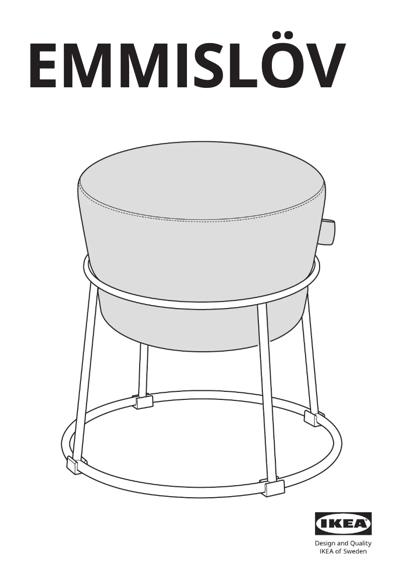 Image de la première page du manuel de l'appareil EMMISLÖV 705.727.41