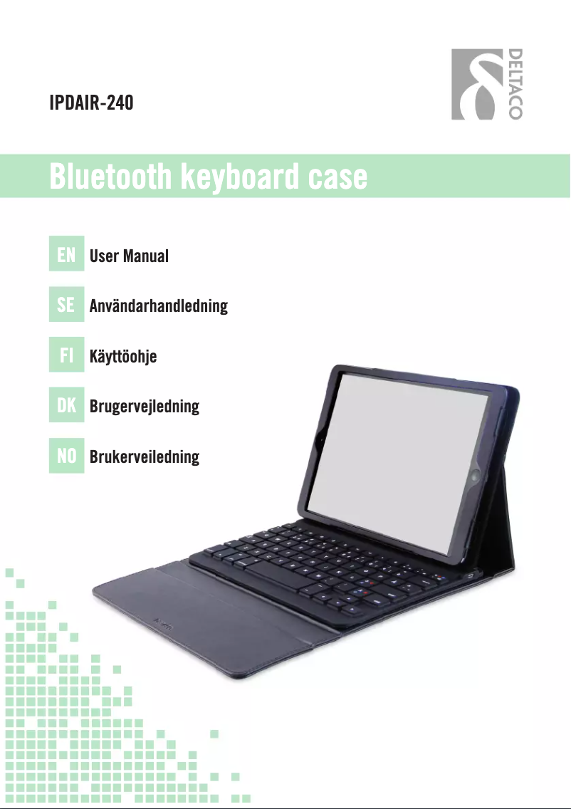 Page 1 de la notice Manuel utilisateur Deltaco IPDAIR-240