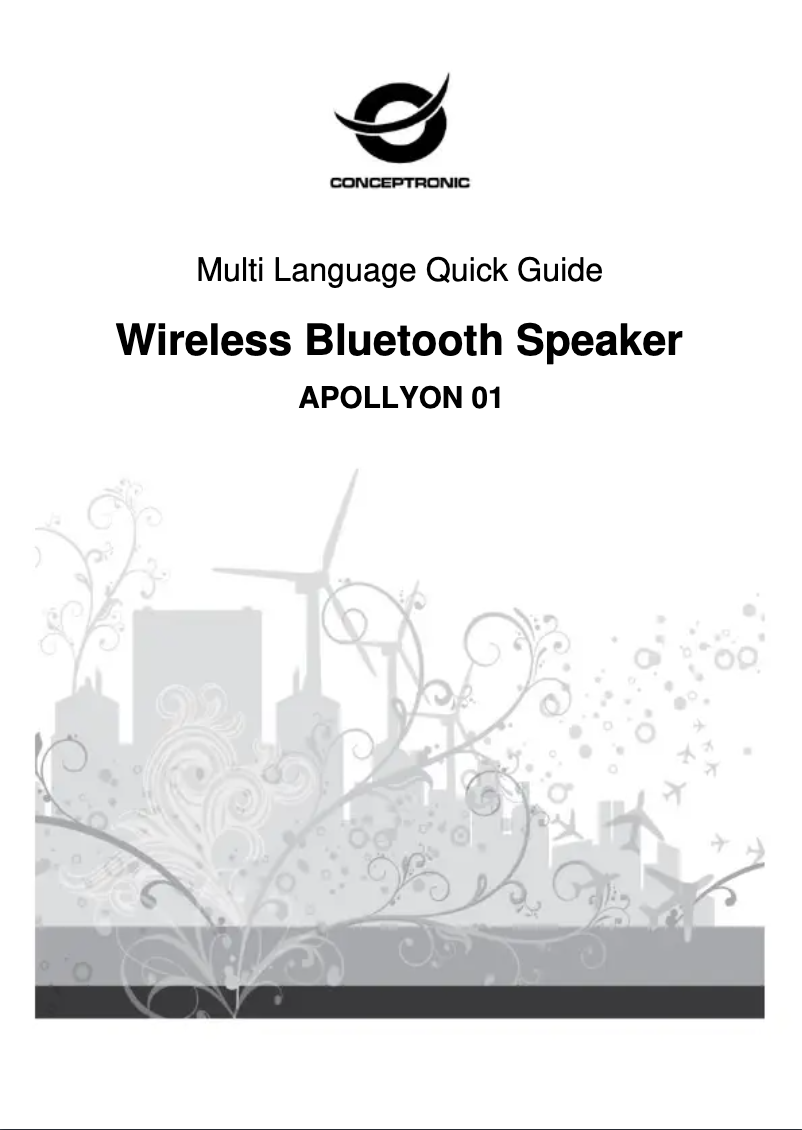 Page 1 de la notice Manuel utilisateur Conceptronic APOLLYON 01