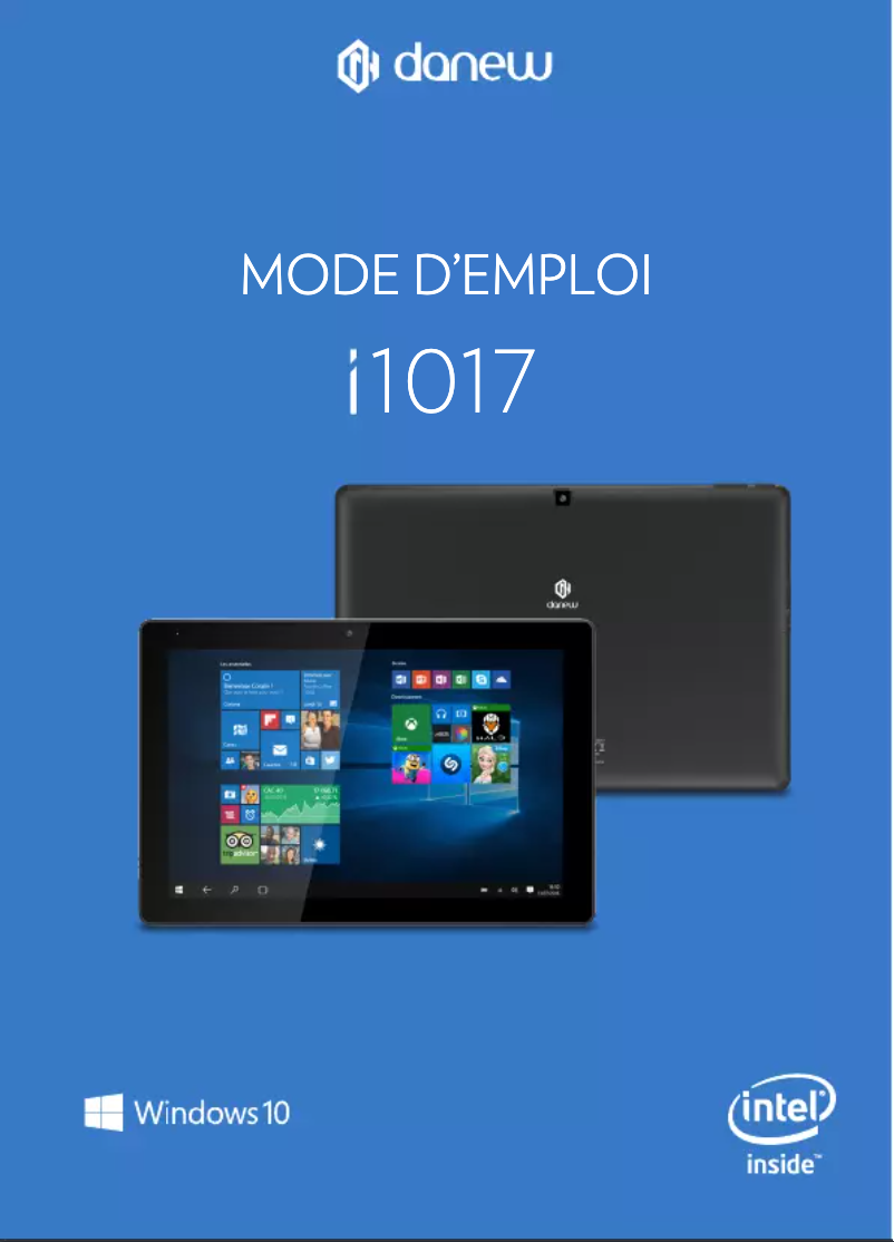 Image de la première page du manuel de l'appareil i1017