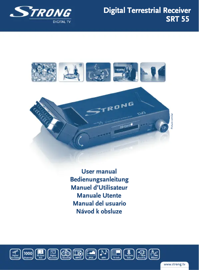 Page 1 de la notice Manuel utilisateur Strong SRT 55