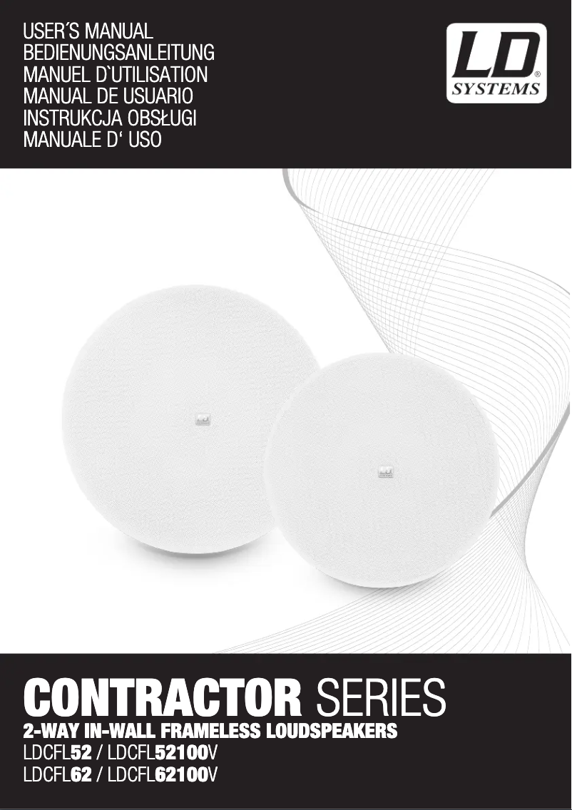 Página 1 del manual Manual de usuario LD Systems CFL 52