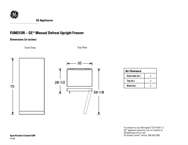 Image de la première page du manuel de l'appareil FUM21DRRWH