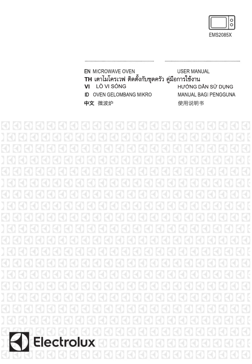 Page 1 de la notice Manuel utilisateur Electrolux EMS2085X