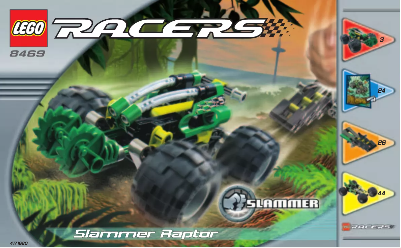 Page n°1 - Manuel utilisateur Lego Racers 8469