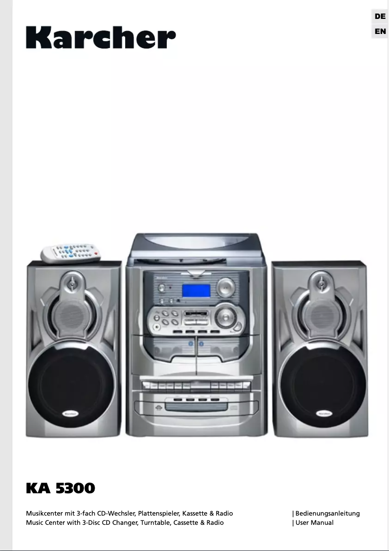 Imagen de la primera página del manual del dispositivo KA 5300