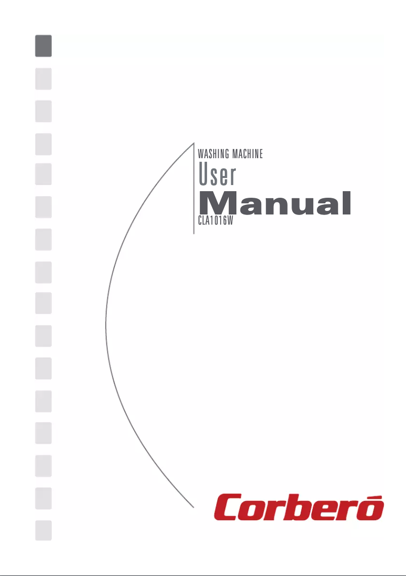 Image de la première page du manuel de l'appareil CLA1016W