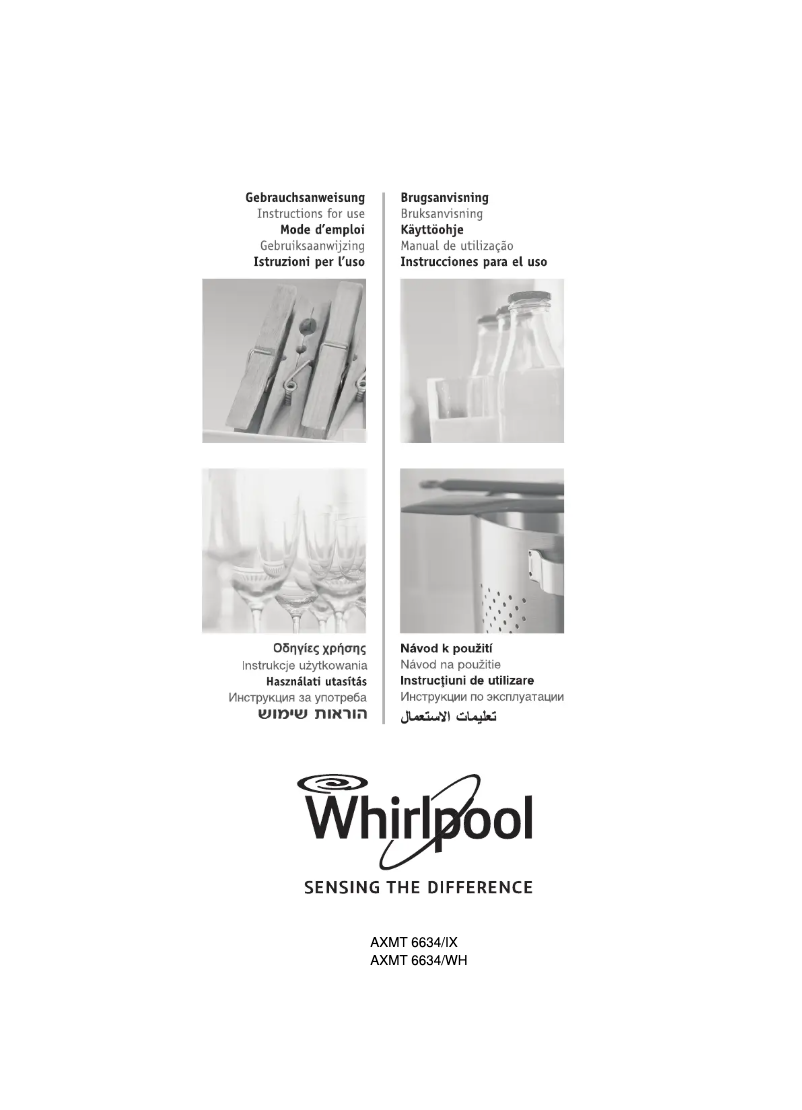 Página 1 del manual Manual de usuario Whirlpool AXMT 6634/IX