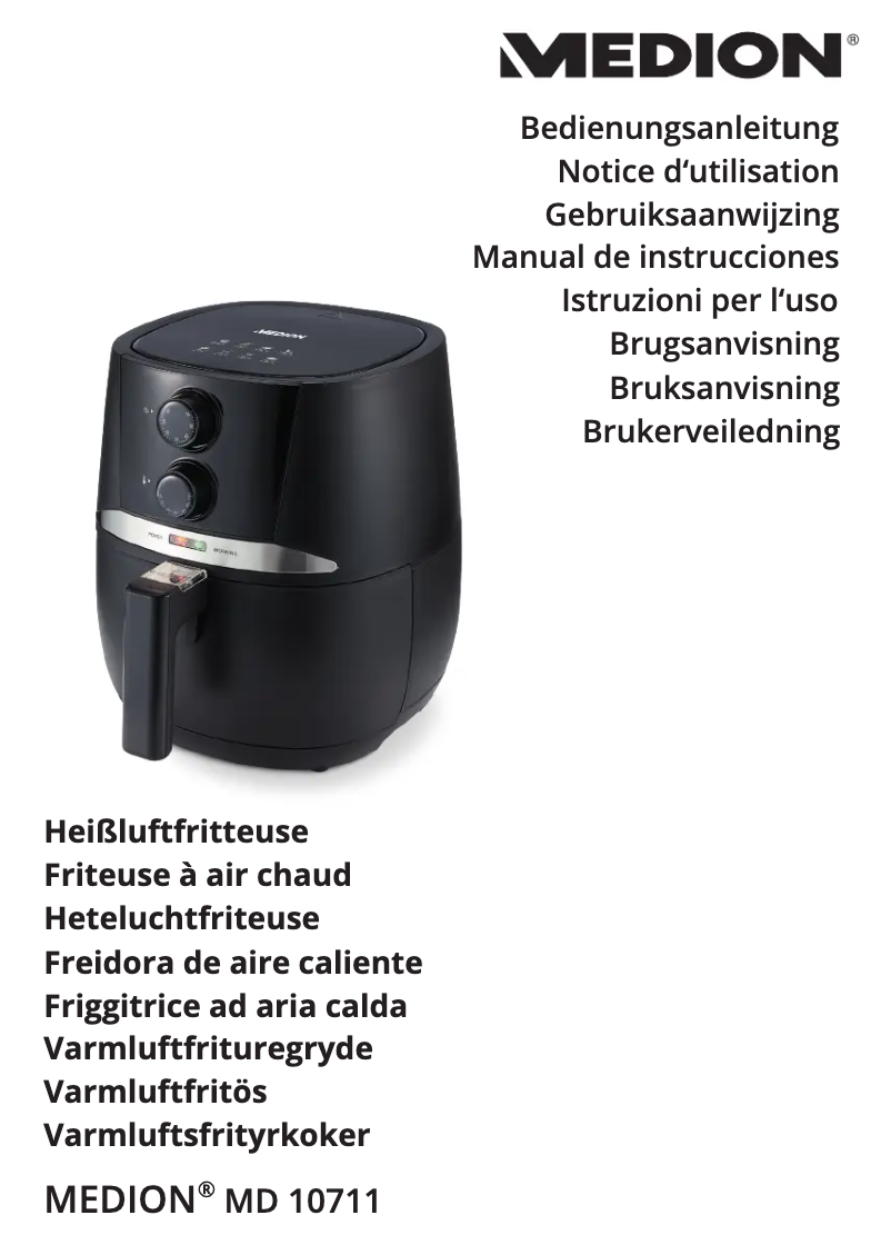 Image de la première page du manuel de l'appareil MD 10711