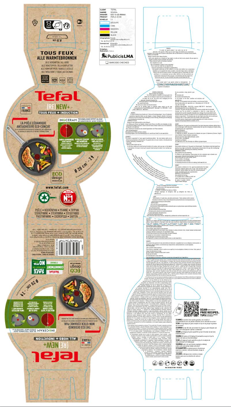 Page n°1 - Manuel utilisateur Tefal Renew+ C4240253