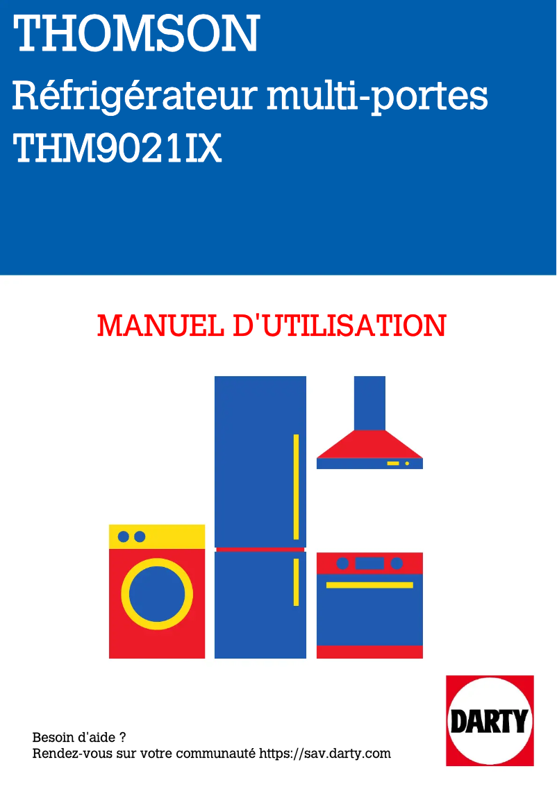 Image de la première page du manuel de l'appareil THM9021IX