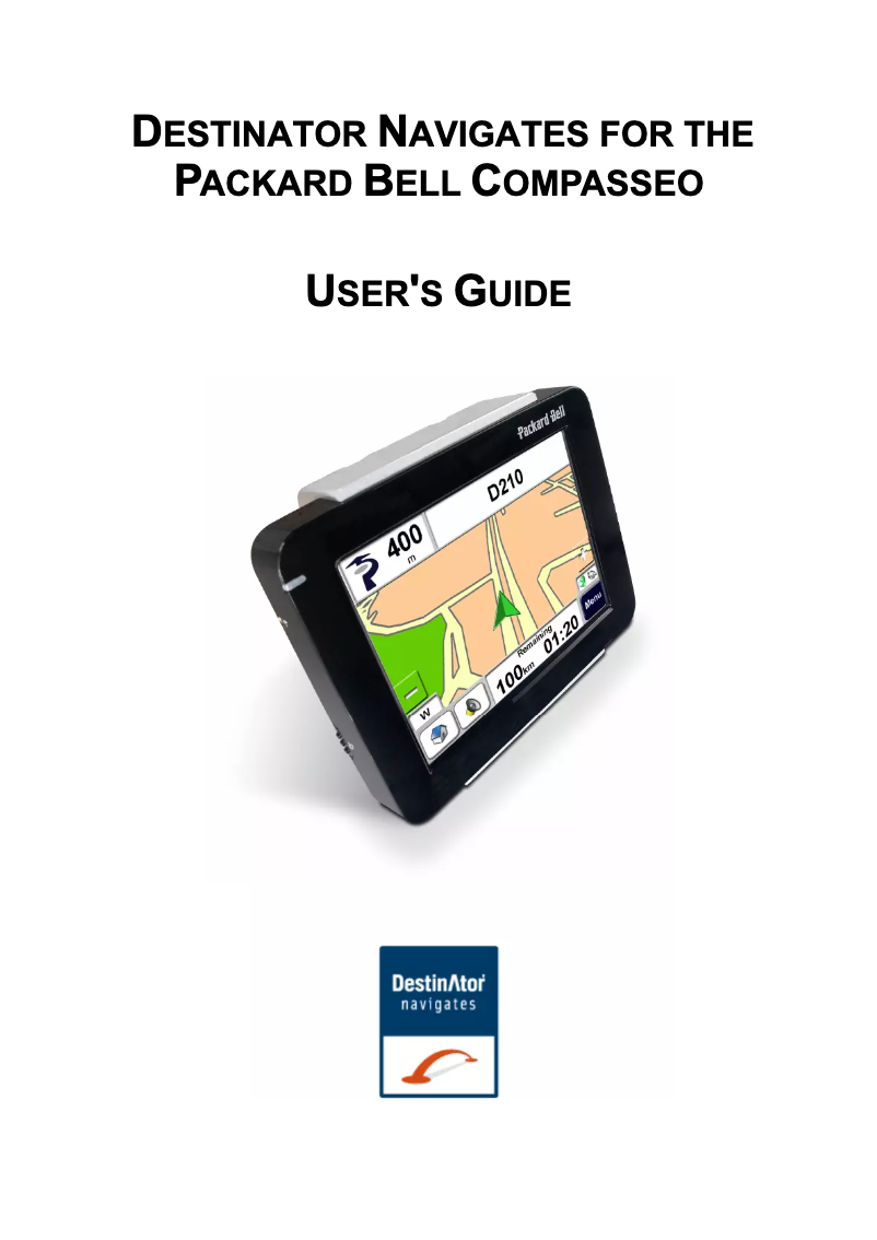 Page 1 de la notice Manuel utilisateur Packard Bell Compasseo