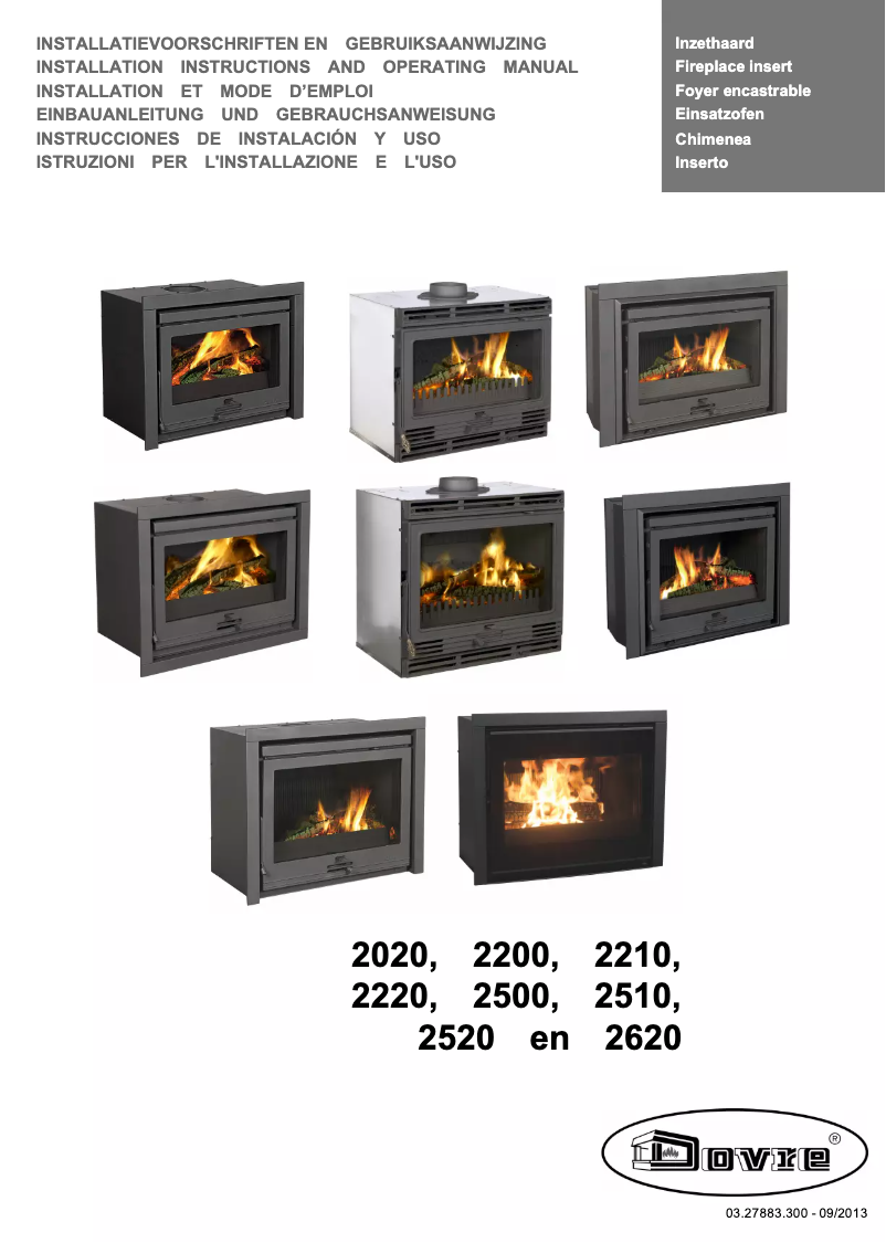 Image de la première page du manuel de l'appareil 2020