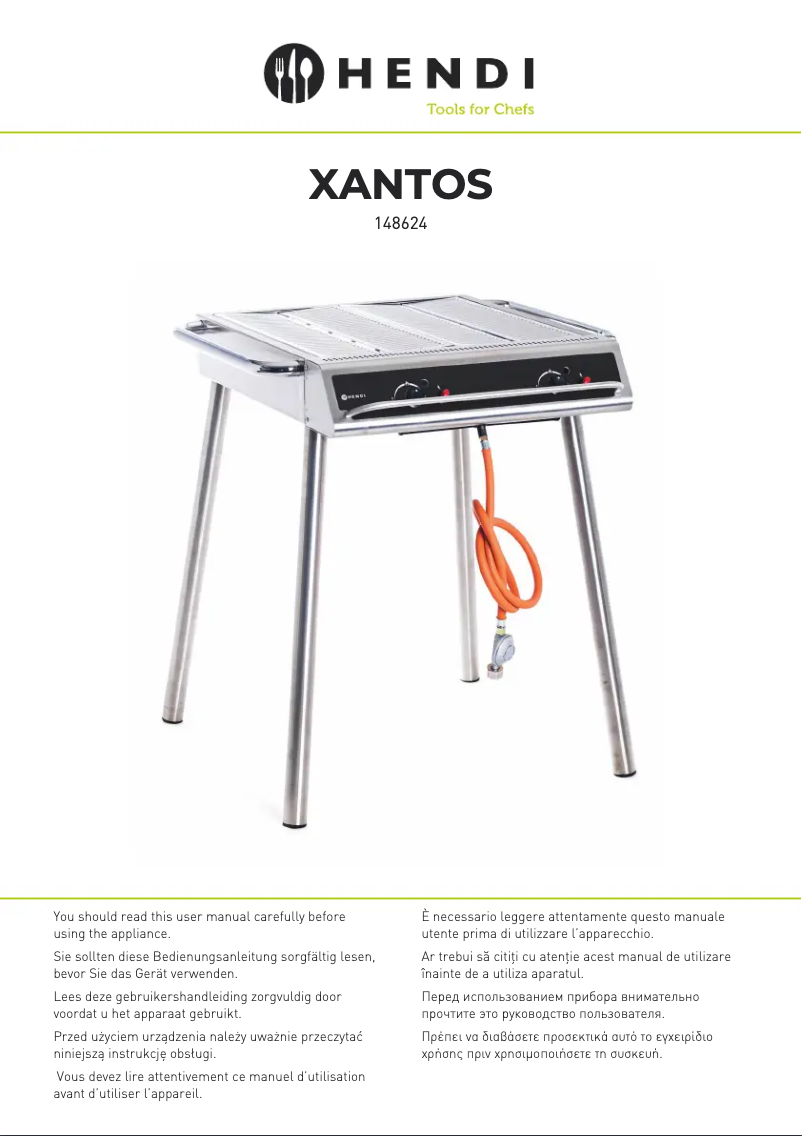 Page 1 de la notice Manuel utilisateur Hendi 148624
