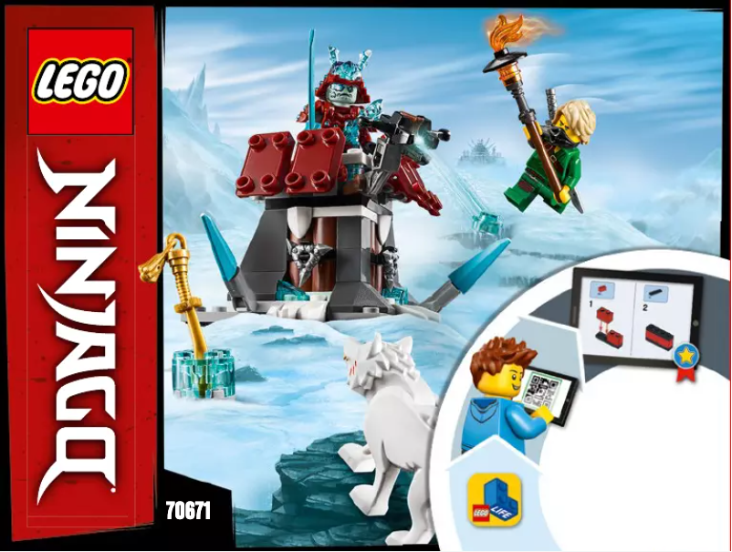 Page 1 de la notice Manuel utilisateur Lego Ninjago 70671