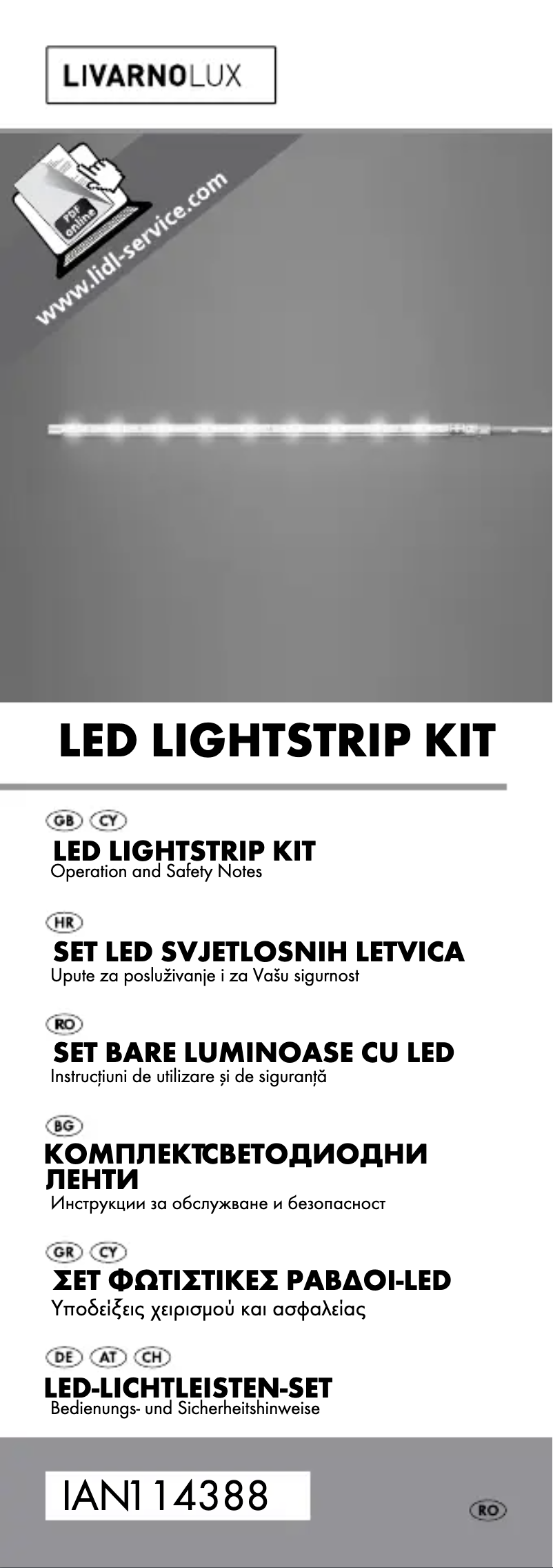 Image de la première page du manuel de l'appareil IAN 114388