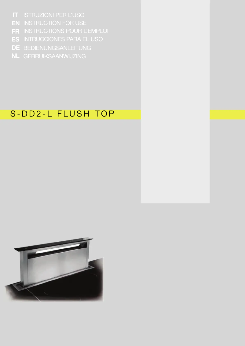 Image de la première page du manuel de l'appareil SDD2LEMTC1180