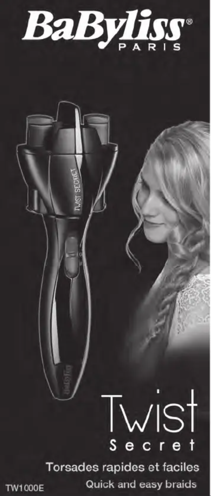 Page 1 de la notice Manuel utilisateur BaByliss Twist Secret