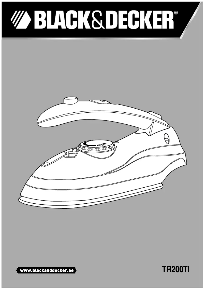 Image de la première page du manuel de l'appareil TR200TI