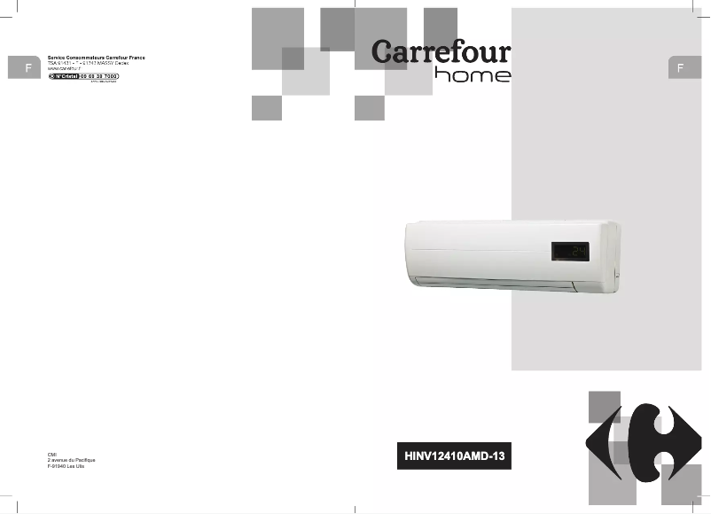 Página 1 del manual Manual de usuario Carrefour Home HINV12410AMD-13