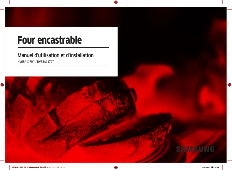 Page 1 de la notice Manuel utilisateur Samsung NV68A1140BS