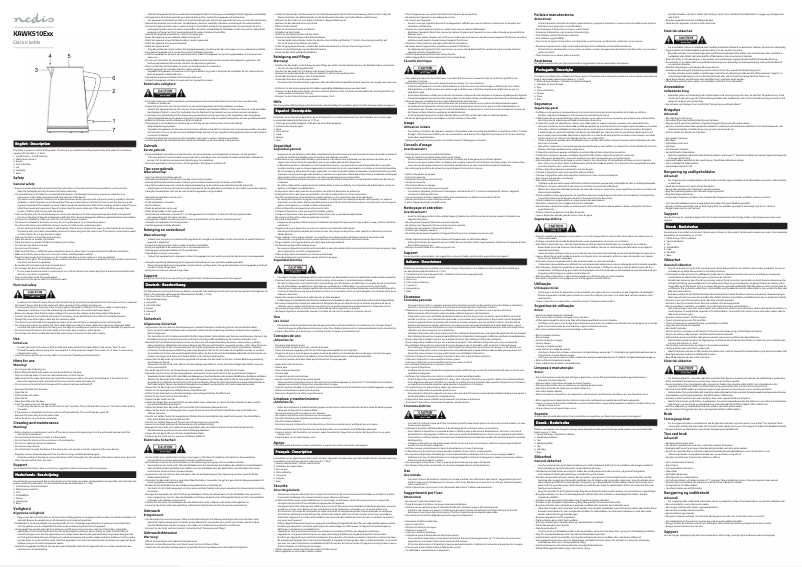 Image de la première page du manuel de l'appareil KAWK510EWT