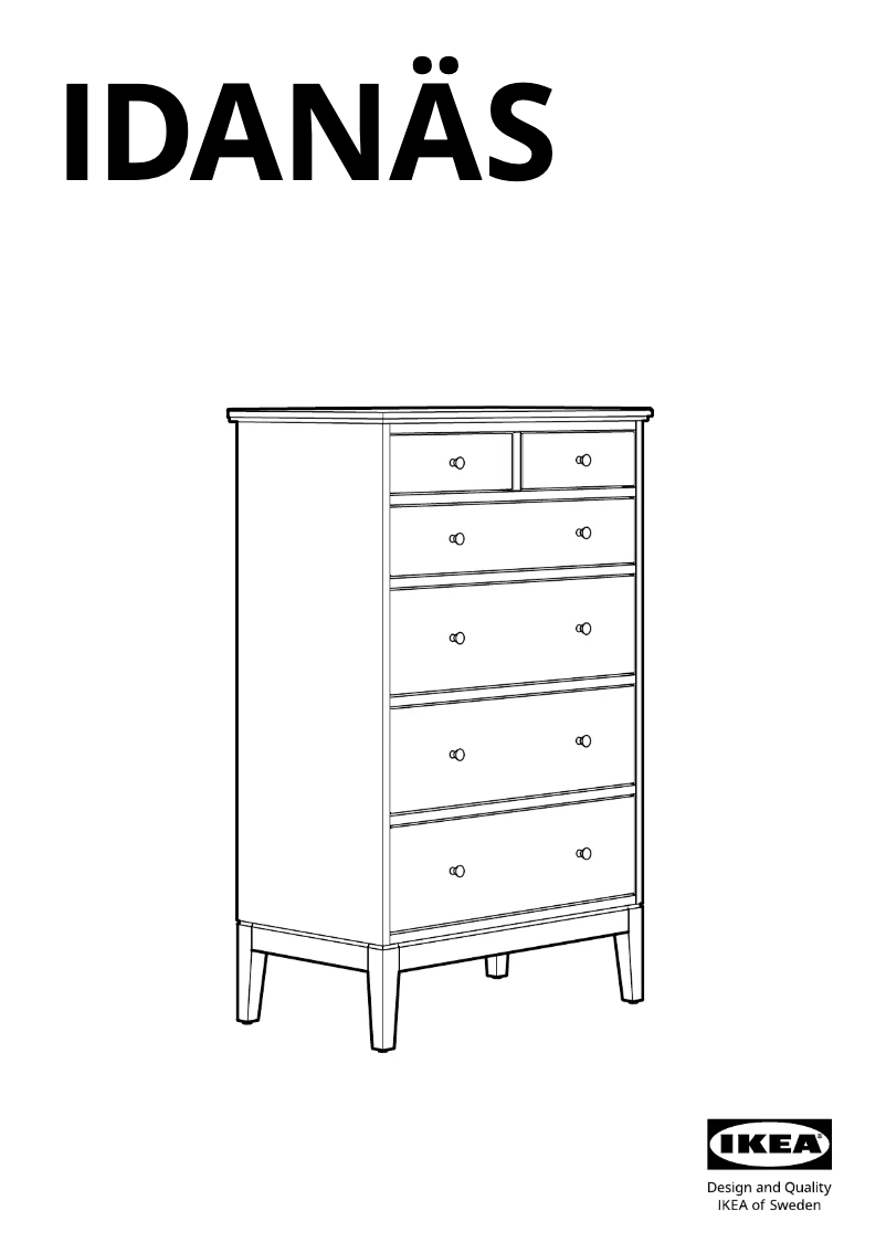 Image de la première page du manuel de l'appareil IDANÄS 004.586.97