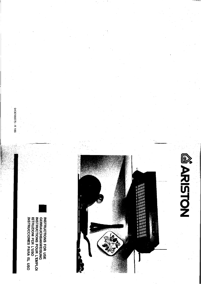 Page n°1 - Manuel utilisateur Ariston Thermo SL 16