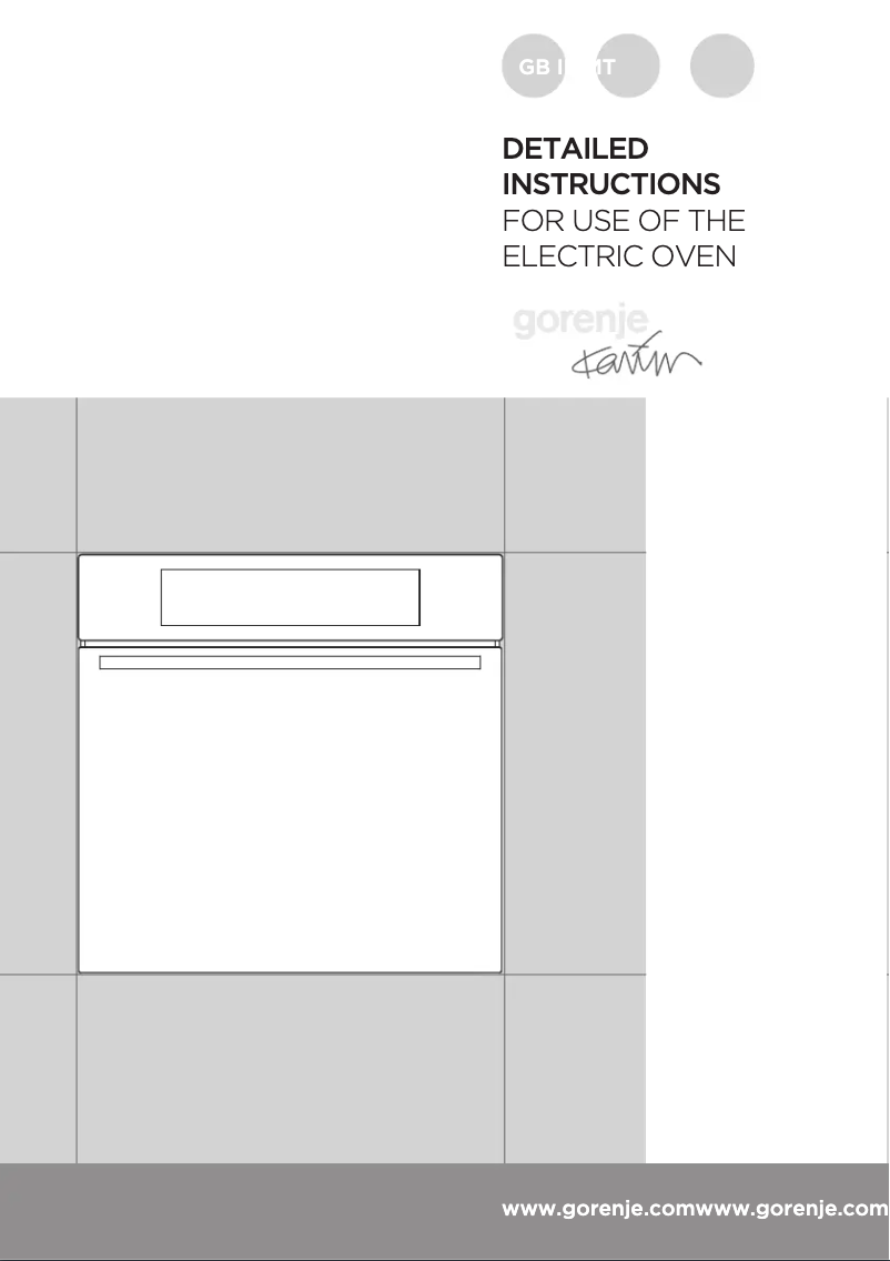 Image de la première page du manuel de l'appareil BO758KR