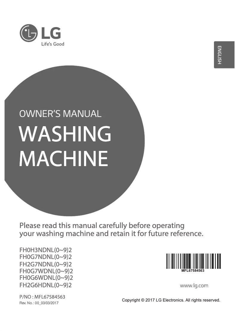 Página 1 del manual Manual de usuario LG FH0G6WDNL42