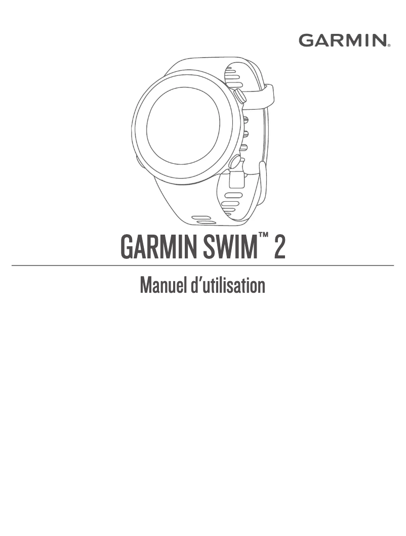 Page 1 de la notice Manuel utilisateur Garmin Swim 2