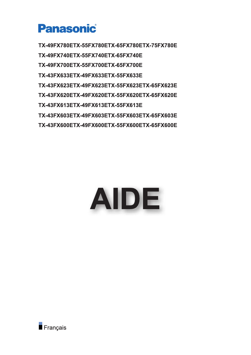 Página 1 del manual Manual de usuario Panasonic TX-55FX600E