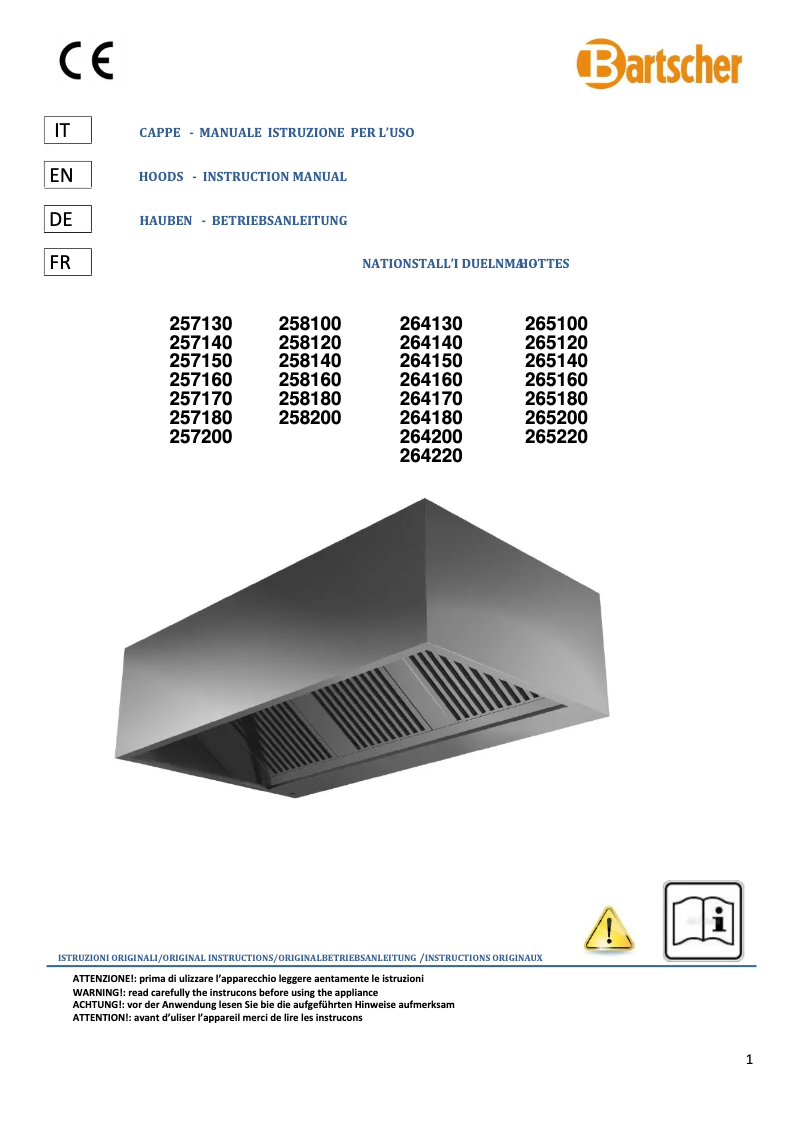 Image de la première page du manuel de l'appareil 264160