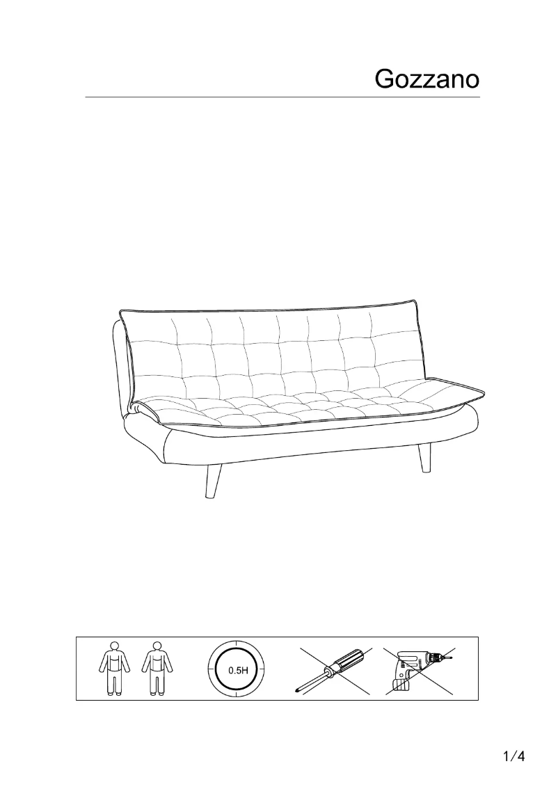 Page 1 de la notice Manuel utilisateur JYSK Stathelle