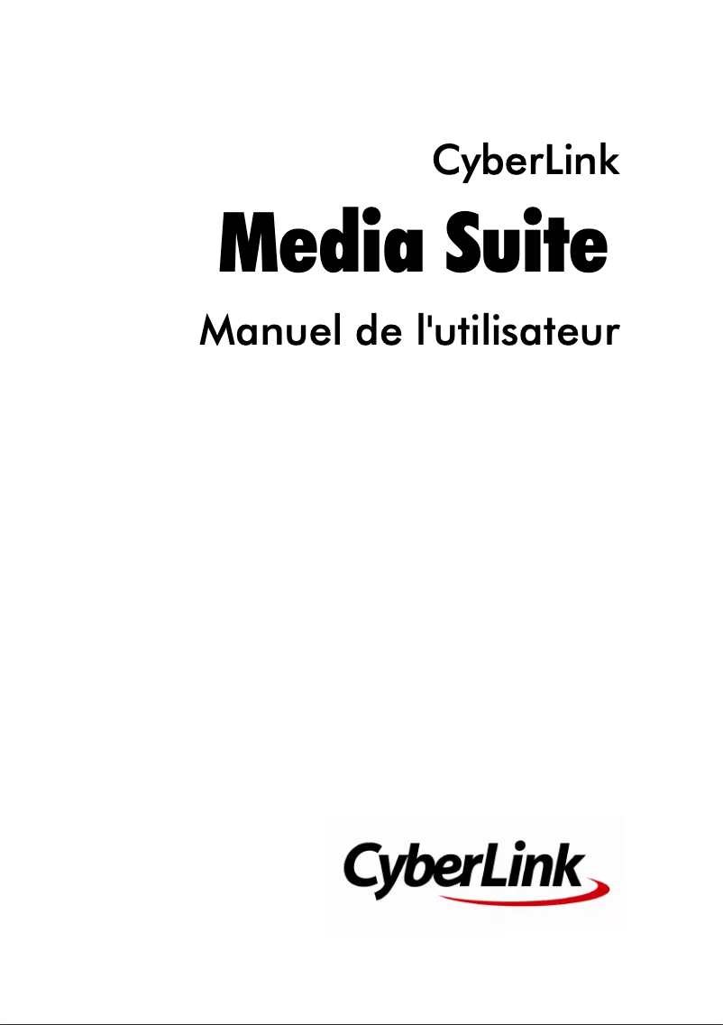 Image de la première page du manuel de l'appareil Media Suite 10