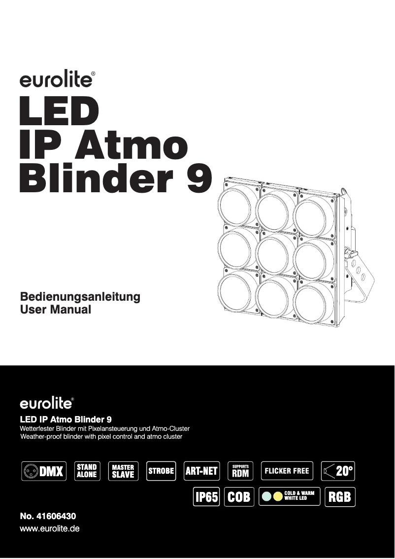 Page n°1 - Manuel utilisateur Eurolite LED IP PAR 9