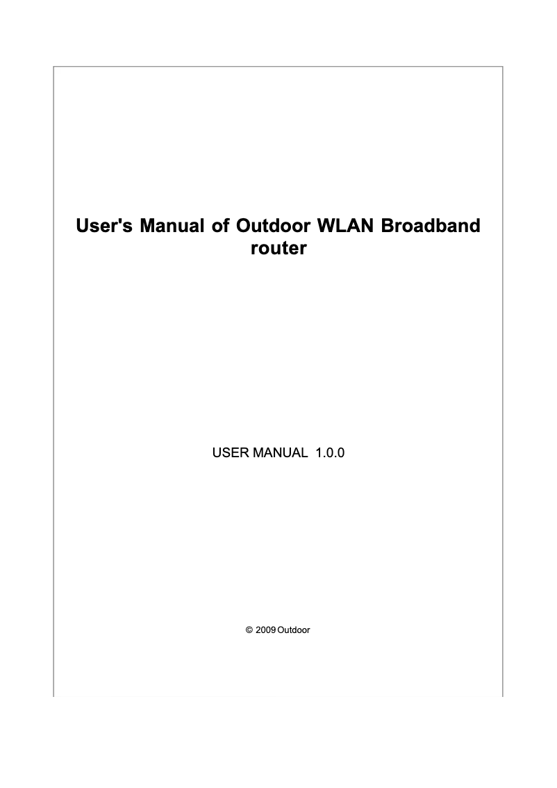 Page 1 de la notice Manuel utilisateur Advantek Networks AWN-54HP-ORT