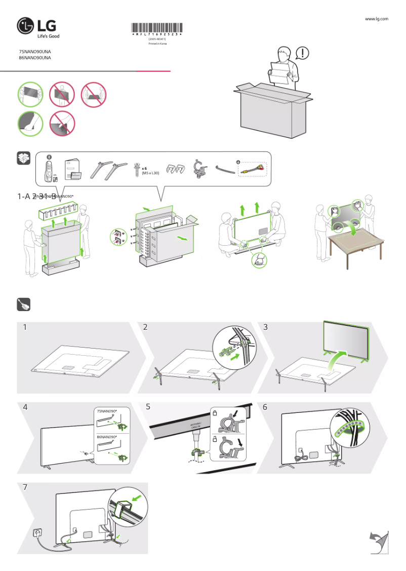 Image de la première page du manuel de l'appareil NANO90