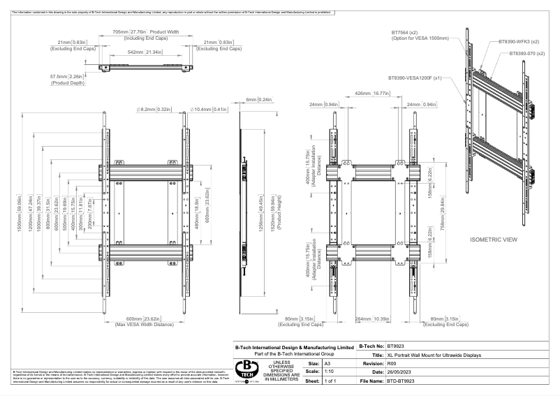 Página 1 del manual Manual de usuario B-Tech BT9923