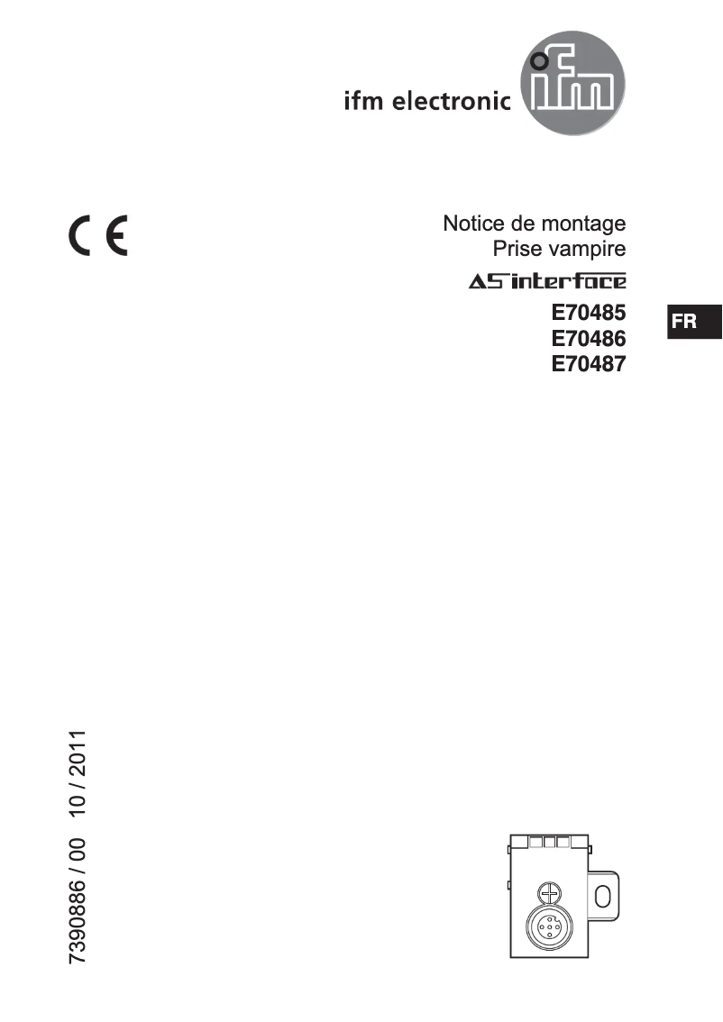 Page n°1 - Manuel utilisateur IFM E70486