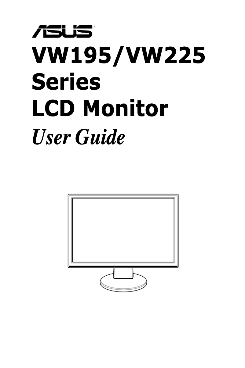 Image de la première page du manuel de l'appareil VW225