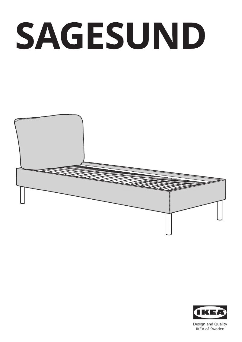 Image de la première page du manuel de l'appareil SAGESUND 004.903.86