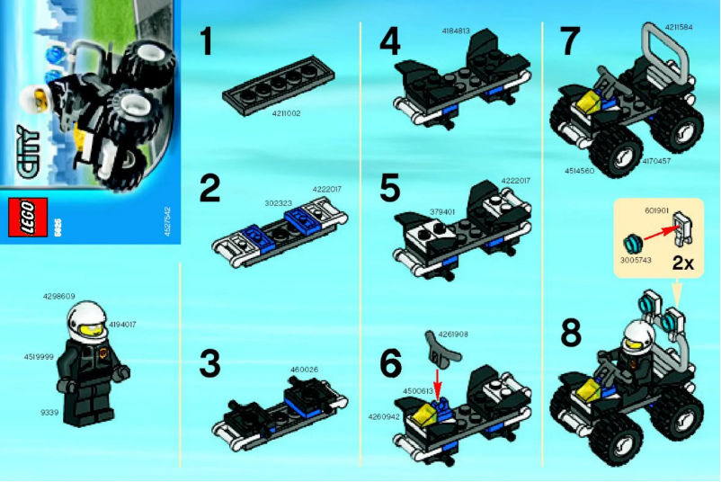Image de la première page du manuel de l'appareil Police 4x4