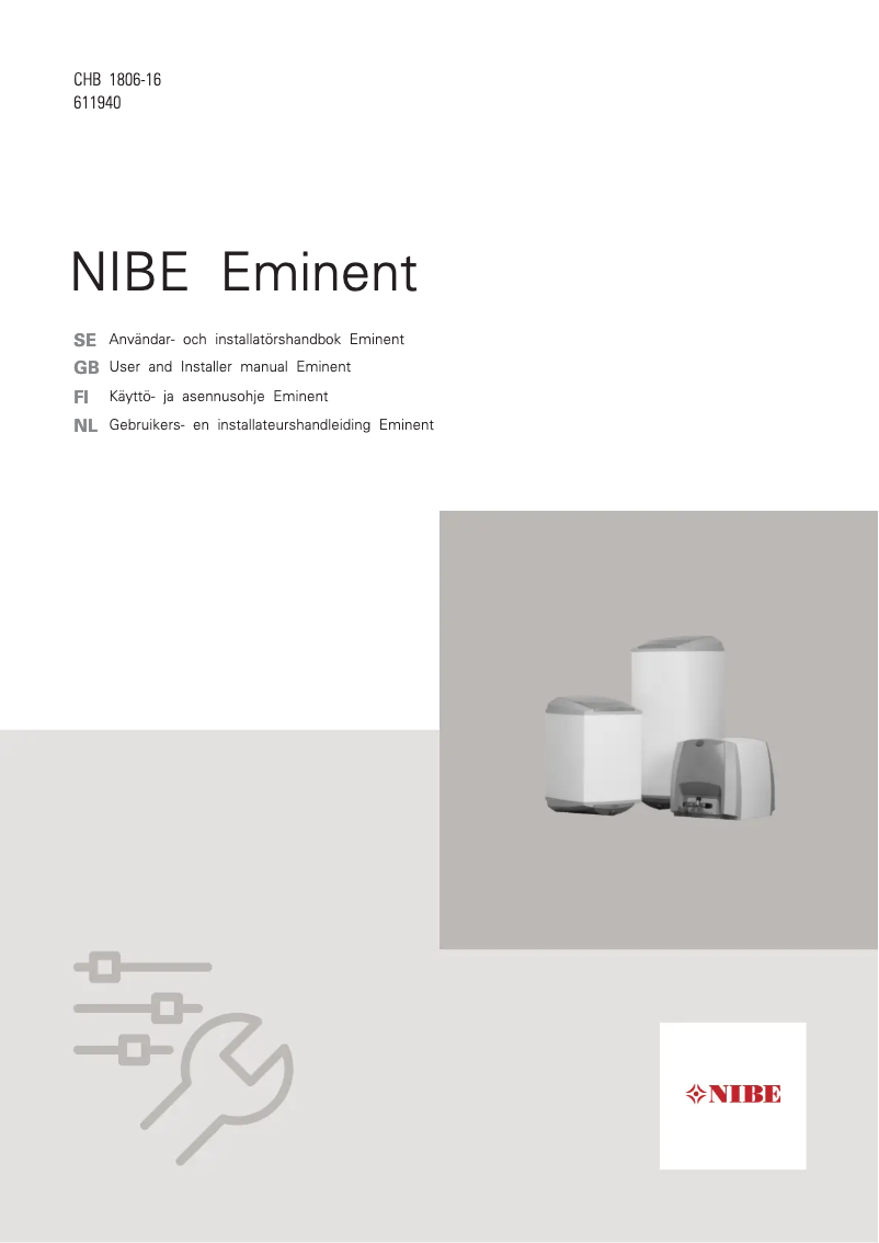 Page 1 de la notice Manuel utilisateur Nibe Eminent