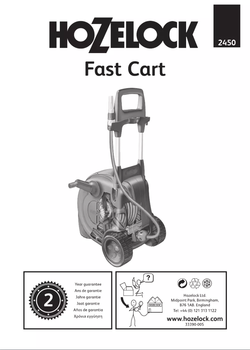 Página 1 del manual Instrucciones / montaje Hozelock Fast Cart 2450