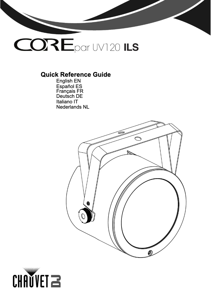 Page n°1 - Manuel utilisateur Chauvet COREpar UV 120 ILS