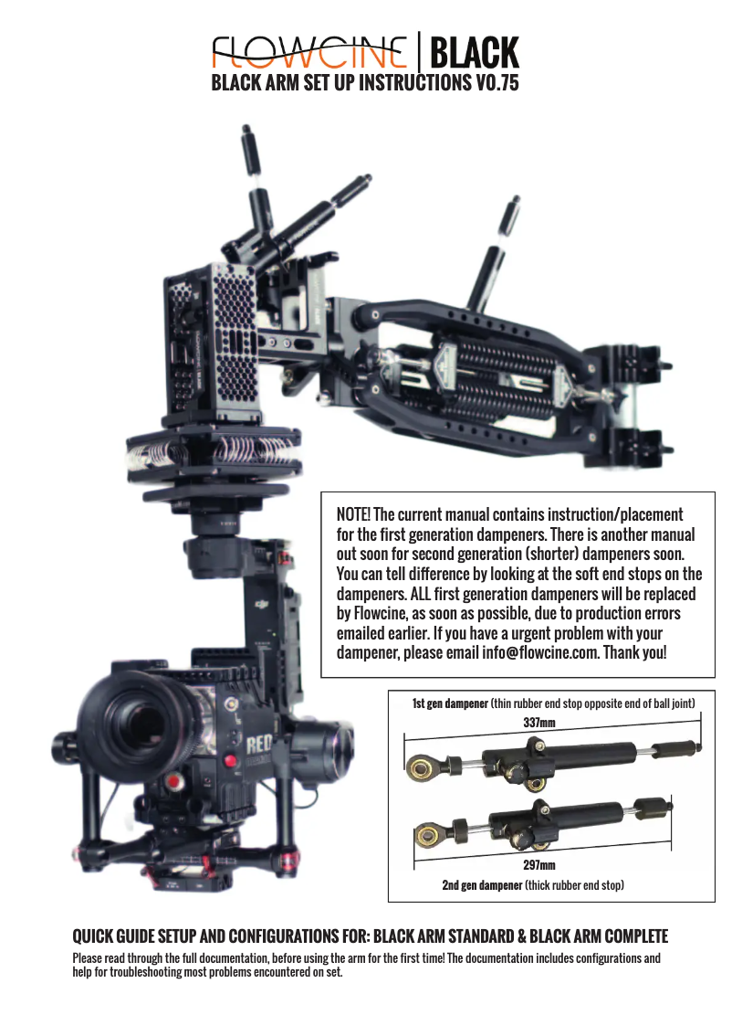 Imagen de la primera página del manual del dispositivo Black
