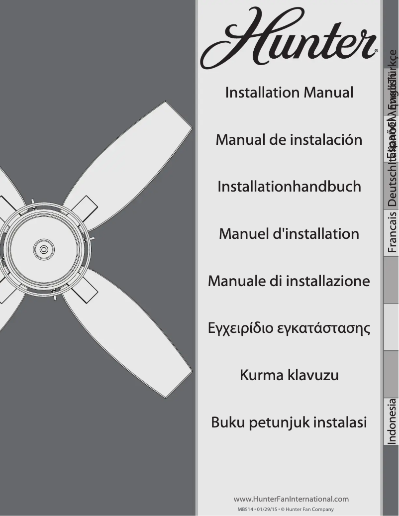 Imagen de la primera página del manual del dispositivo Central