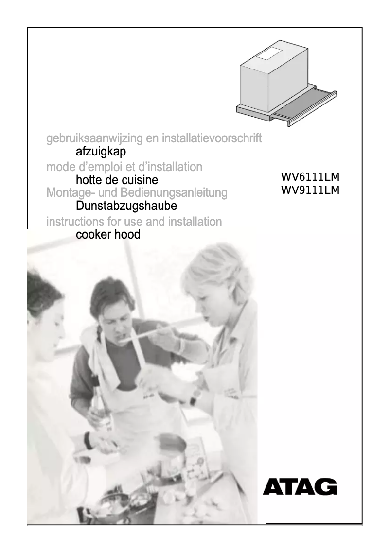 Page 1 de la notice Manuel utilisateur Atag WV9111LM